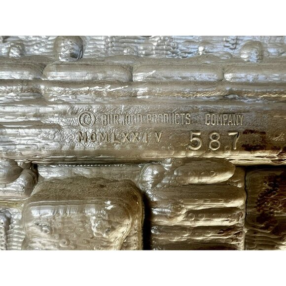 VTG Burwood Products Farm Barn Hay Buggy Chickens 46” Wall Decor 3D #587 MCMLXXV - Picture 5 of 5